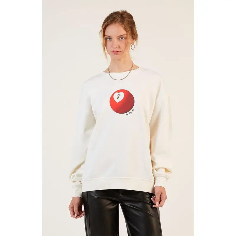 PS / LA Women's Pool Ball Crew Neck Sweatshirt T-Shirts, Hoodie | HypeCrazeTee.com