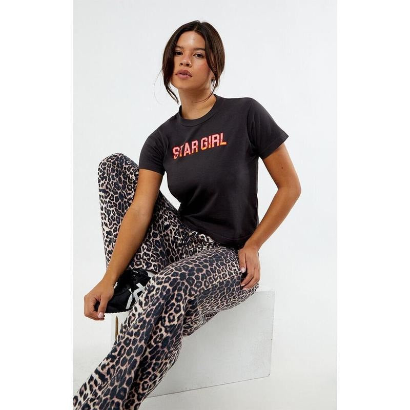 PS / LA Women's Star Girl Flame Skimmer T-Shirt Hoodie, Sweatshirt | HypeCrazeTee.com