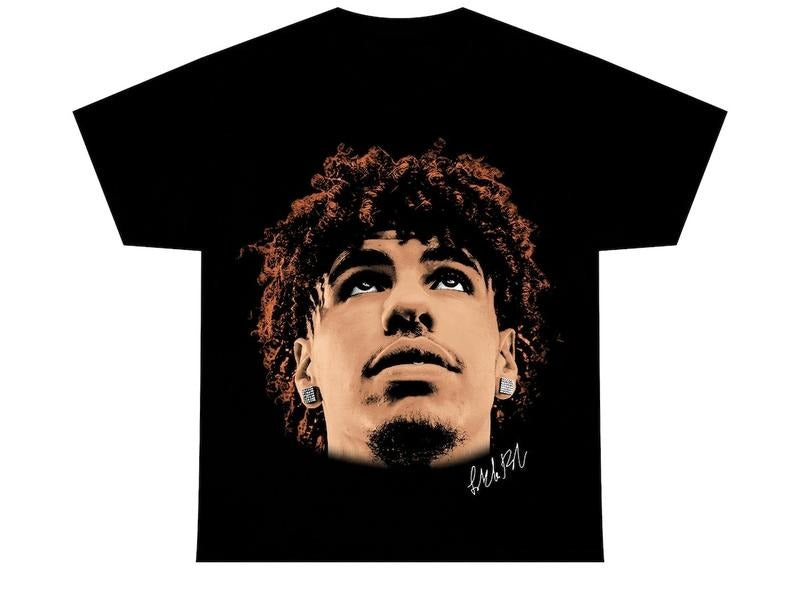 LAMELO BALL T-SHIRT | Rare Homage Vintage Style Graphic Bootleg Tee Hoodie, Sweatshirt | HypeCrazeTee.com