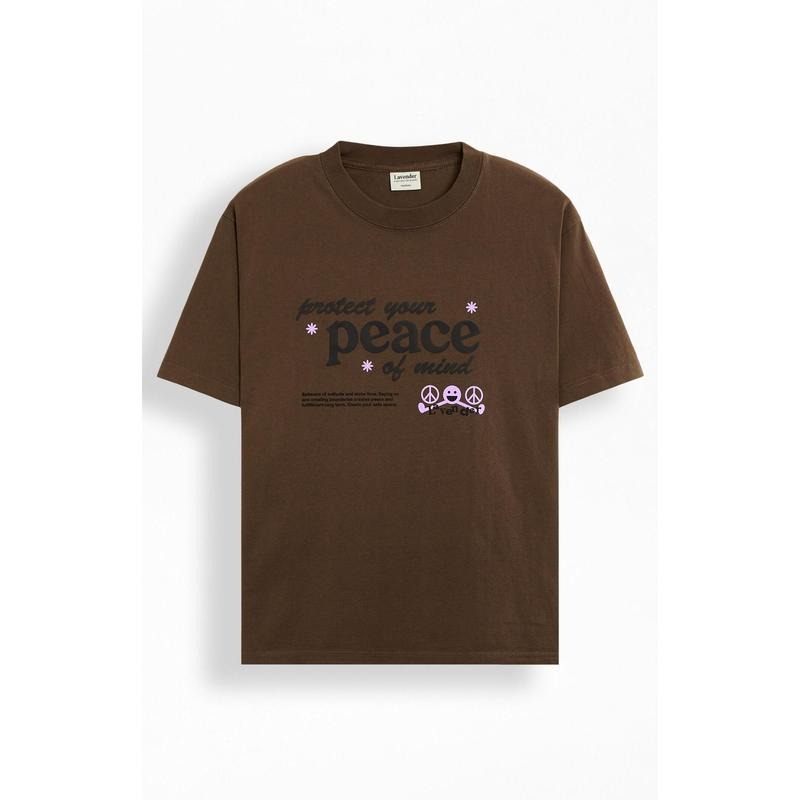 LAVENDER Men's Peace Of Mind T-Shirt - Multicolor Hoodie, Sweatshirt | HypeCrazeTee.com