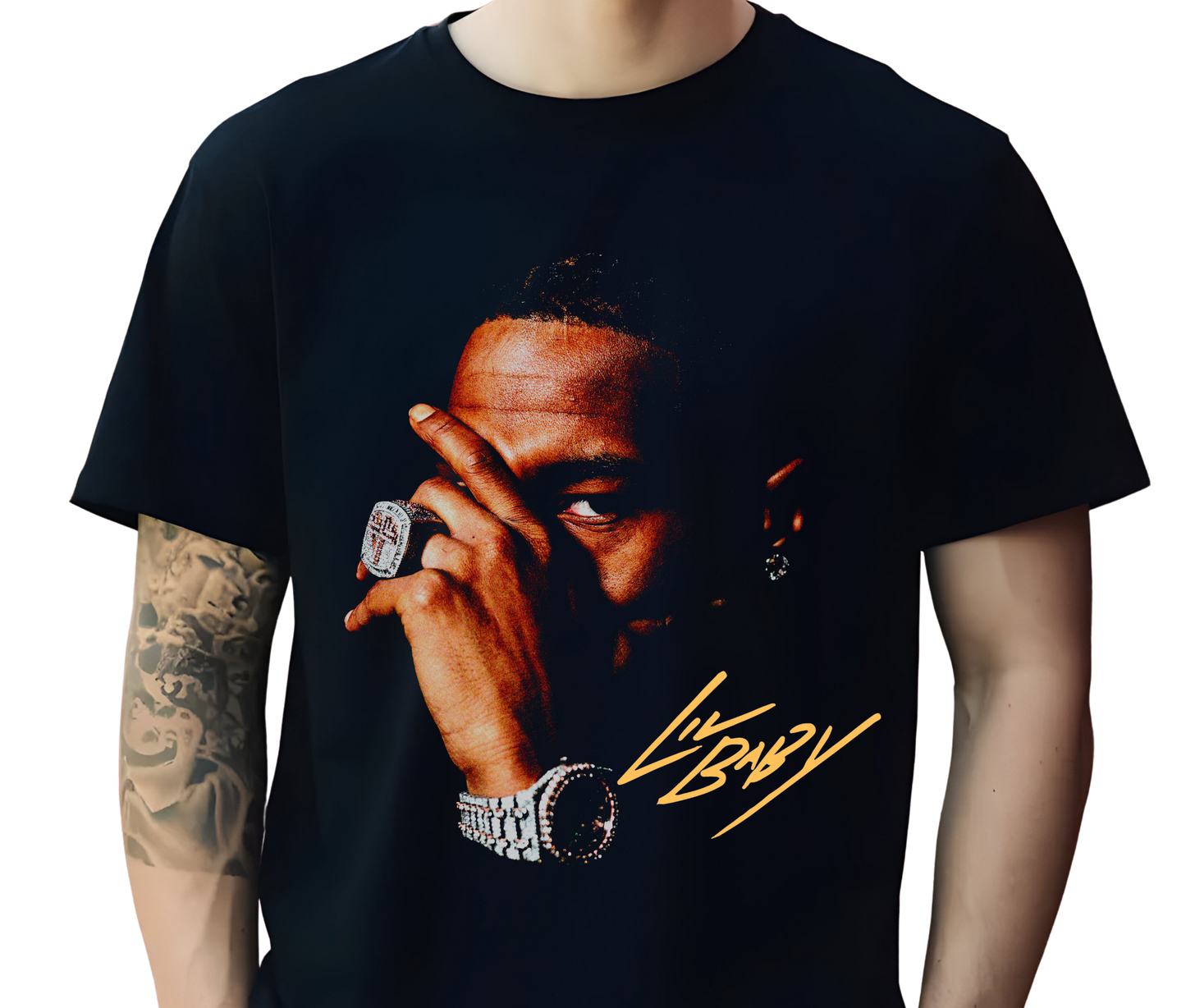 Lil Baby Graphic T-Shirt – My Turn Rap Tee – Vintage Hip Hop Streetwear for Music Fans and Collectors