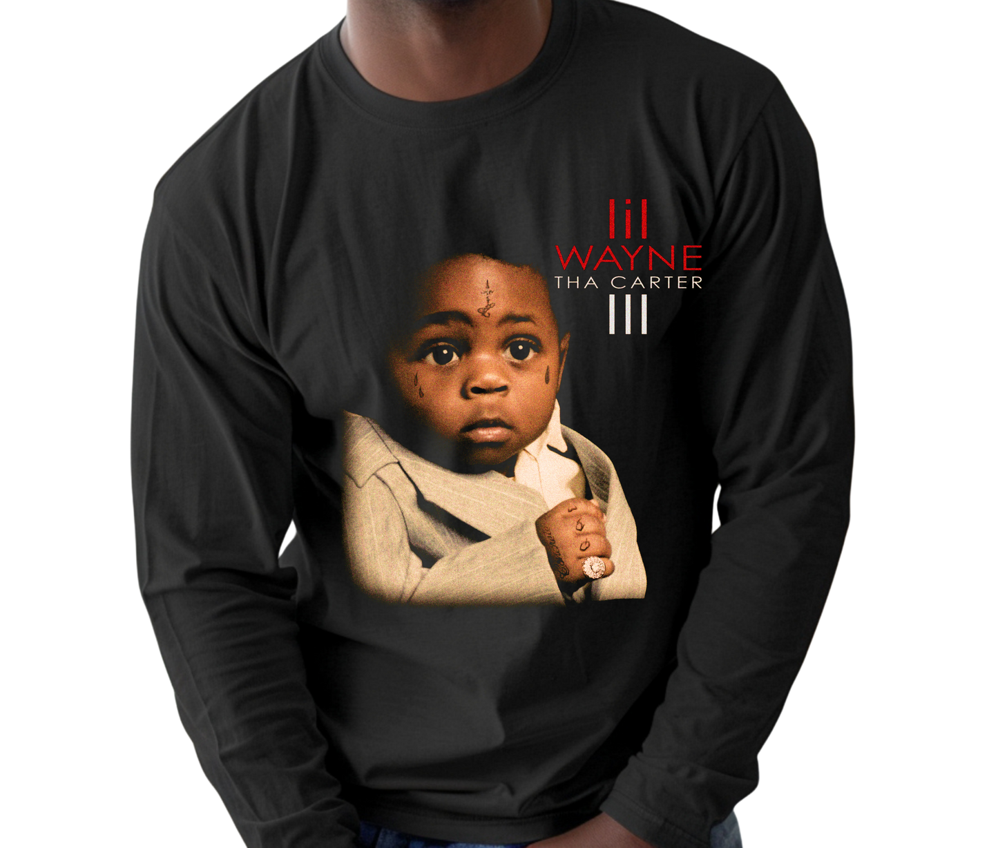 Lil Wayne Tha Carter III Long Sleeve T-Shirt – Rare Vintage Hip Hop Rap Shirt, Retro Streetwear Tee