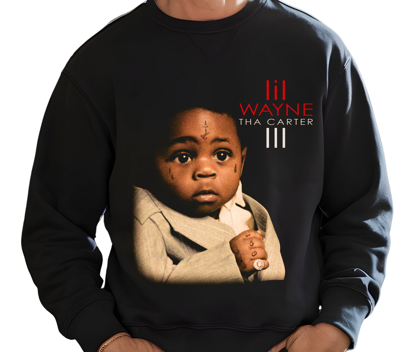 Lil Wayne Tha Carter III Sweatshirt – Rare Vintage Hip Hop Rap Sweater, Retro Streetwear Apparel
