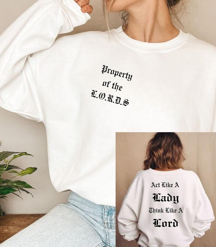 LORDS Series Sweatshirt, Property Of The LORDS Hoodie, LADY, I Vow You Vow We Vow, Bookish Merch, Books, Dark Romance,...