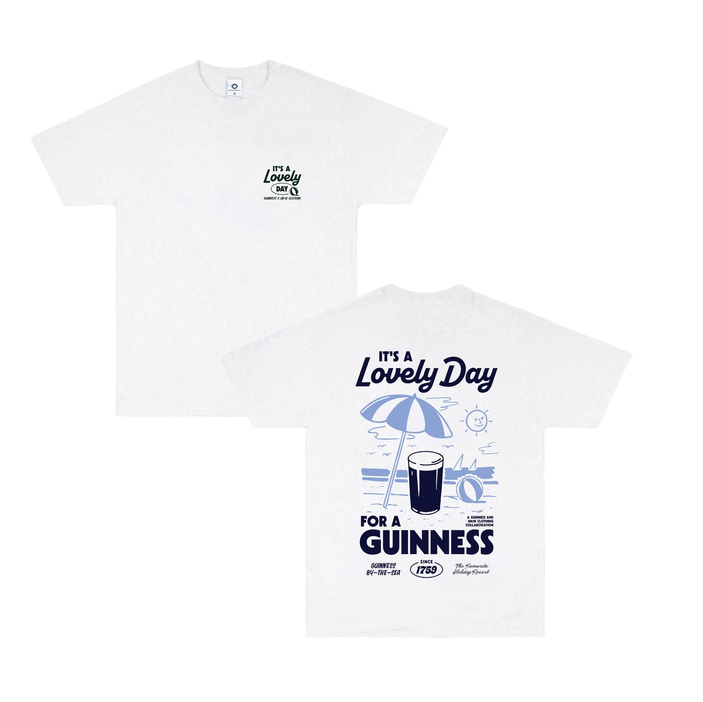 Guinness x UN:IK 'Summers Day' Tee - White