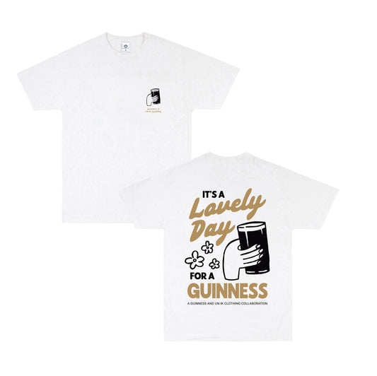 Guinness x UN:IK 'Cheers' Tee - White