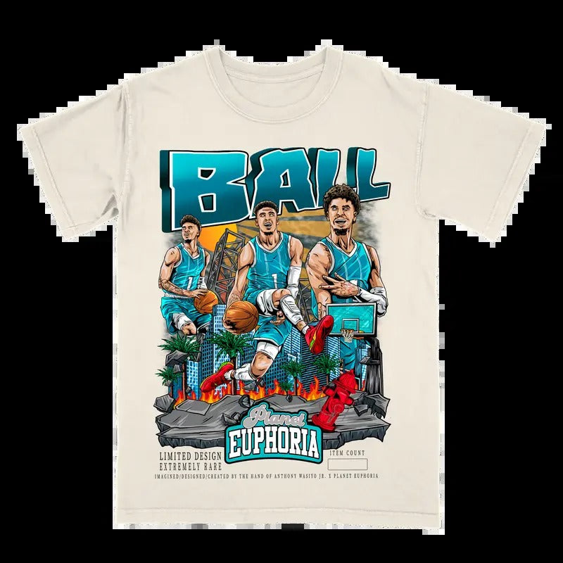 LaMelo Ball Off-White Tee Gift For Fan - Men's Casual T-shirt - Menswear Hoodie, Sweatshirt | HypeCrazeTee.com