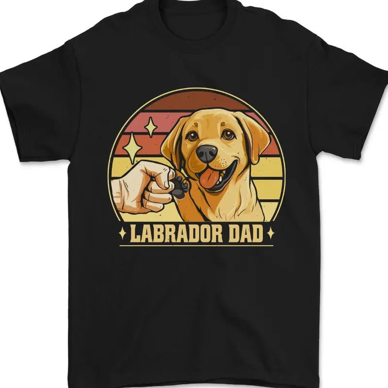 Labrador Dad Funny Fathers Day Dog Mens T-Shirt Hoodie, Sweatshirt | HypeCrazeTee.com