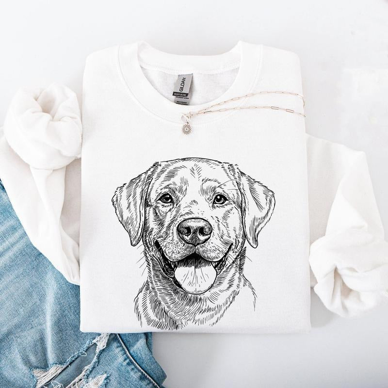 Labrador Retriever, Pet, Dog Breed Sweatshirt, Crew Neck, Women's, Crewneck T-Shirts, Hoodie | HypeCrazeTee.com