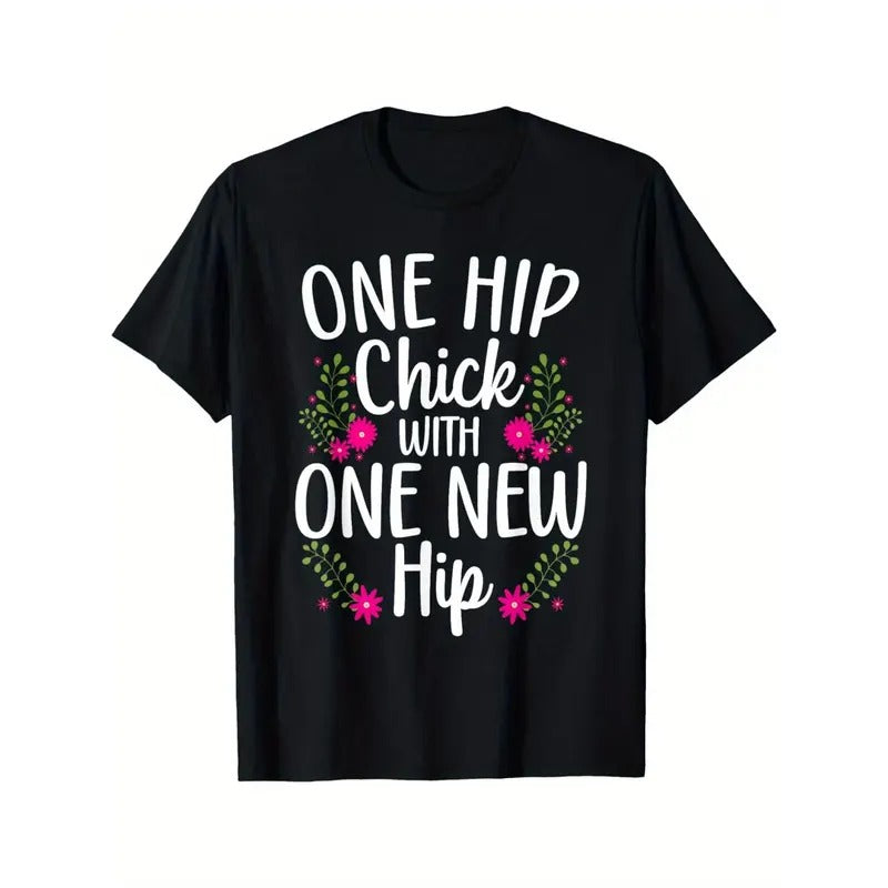 Ladies Girl Bionic Hip Replacement Surgery Fun T-Shirt Made in USA Hoodie, Sweatshirt | HypeCrazeTee.com