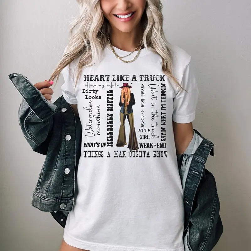 Laineey WiIson Inspired T Shirt, Concert Outfit, Country Music, Western Cowgirl, Unisex Short Sleeve Tee Shirt, Casual...