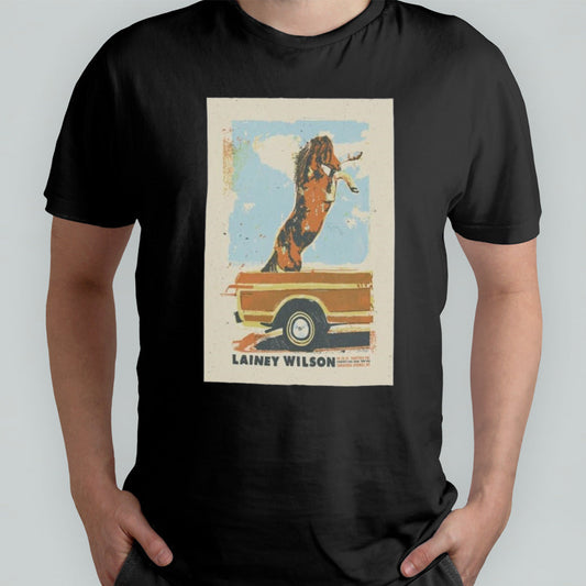 Lainey Wilson Tour In Saratoga Springs NY On Jun 20 2024 Poster Shirt