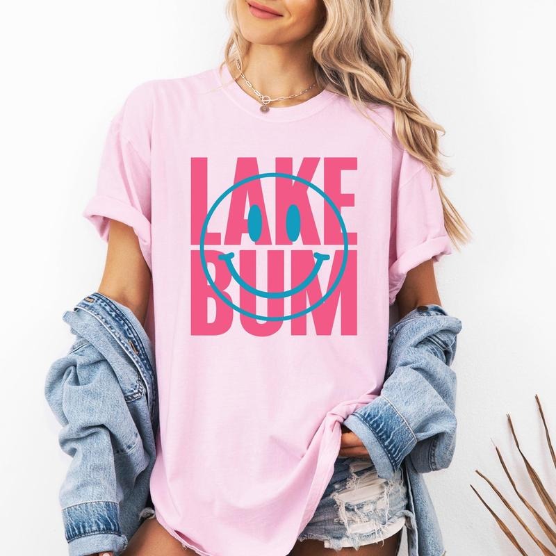 Lake Bum, Sun Rays, Lake Days, Boat, Summer, Comfort Colors T-Shirt, Women's Comfort Colors Tee Hoodie, Sweatshirt