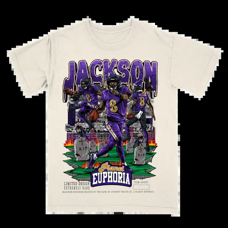 Lamar Jackson V3 Tee Gift For Fan - Men's Casual T-shirt - Menswearstyle{n002}2 Hoodie, Sweatshirt | HypeCrazeTee.com