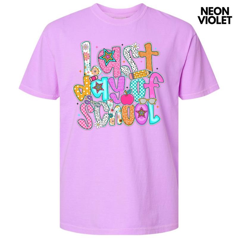 Last Day Of School Comfort Colors T-Shirt 'NLB' Hoodie, Sweatshirt | HypeCrazeTee.com
