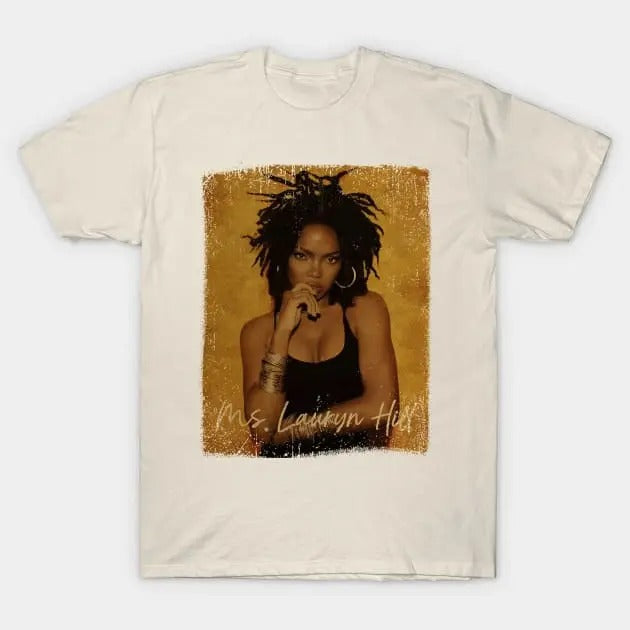 Lauryn Hill T Shirt Vintage Graphic 80s Classic Ms. Lauryn Hill Top Womenswear Hoodie, Sweatshirt | HypeCrazeTee.com