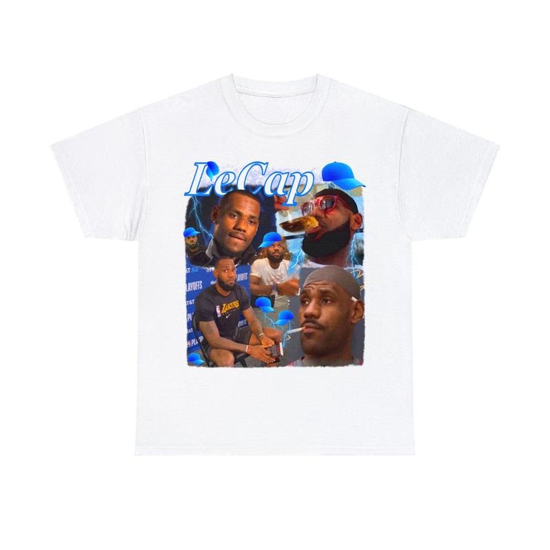LeCap T-Shirt Featuring Iconic LeBron Meme Design for Fans Hoodie, Sweatshirt | HypeCrazeTee.com