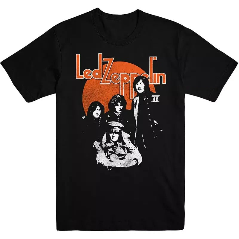 Led Zeppelin Orange Circle Official Tee T-Shirt Mens Unisex Menswear Top Hoodie, Sweatshirt | HypeCrazeTee.com