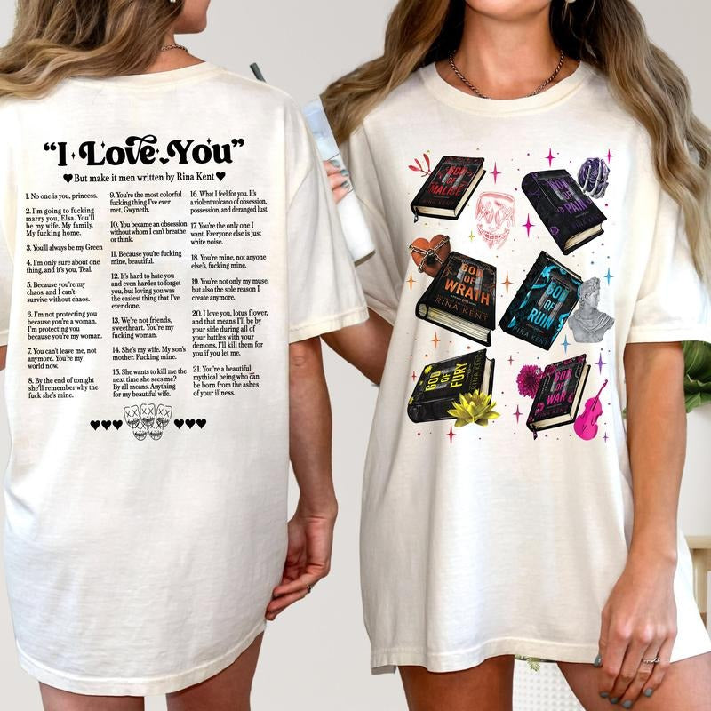 Legacy of Gods T-Shirt, The Heathens Sweatshirt, God of Malice Hoodie, Dark Romance Merch, Smut Tee, Spicy Book Sweater,...