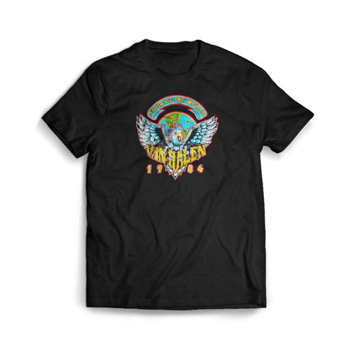 Legacy Van Halen Tour Of The World 1984 Mens T-Shirt Tee