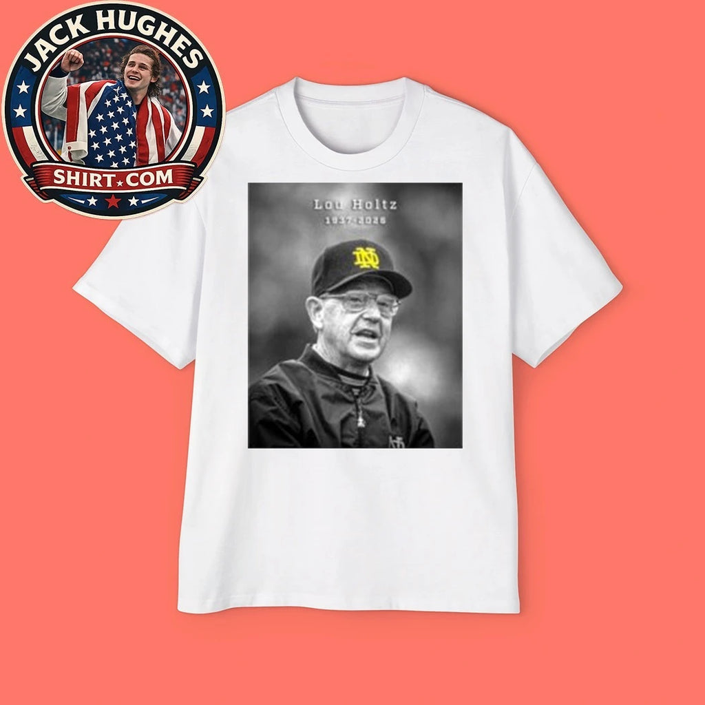 Legendary Notre Dame Coach Lou Holtz 1937-2026 Shirt