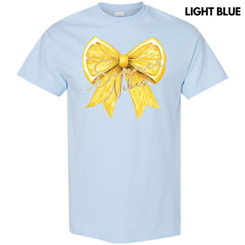 Lemon Summer Bow Gildan Short Sleeve T-Shirt 'NLB' Hoodie, Sweatshirt | HypeCrazeTee.com
