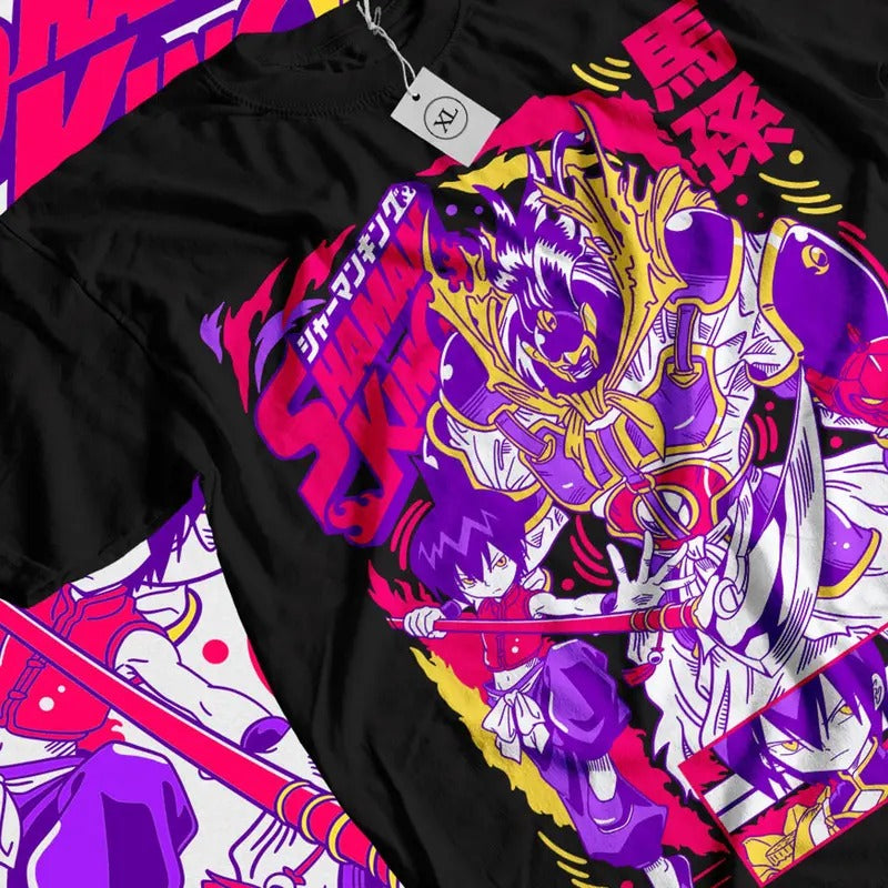 Len Tao Shaman King T-shirt Amidamaru Yoh Asakura Anime Manga Shirt All Size Hoodie, Sweatshirt | HypeCrazeTee.com