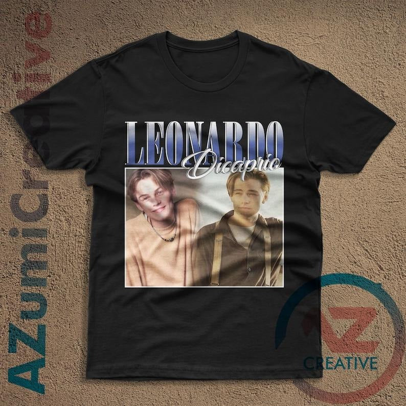 Leonardo Dicaprio Shirt, Rap Hip Hop 90s Retro Homage Vintage 90's t-shirt New Casual Men Women shirt Hoodie, Sweatshirt