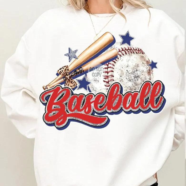 Baseball Bat w/ Leopard Bow DTF Transfers - THIS IS NOT A SHIRT Hoodie, Sweatshirt | HypeCrazeTee.com