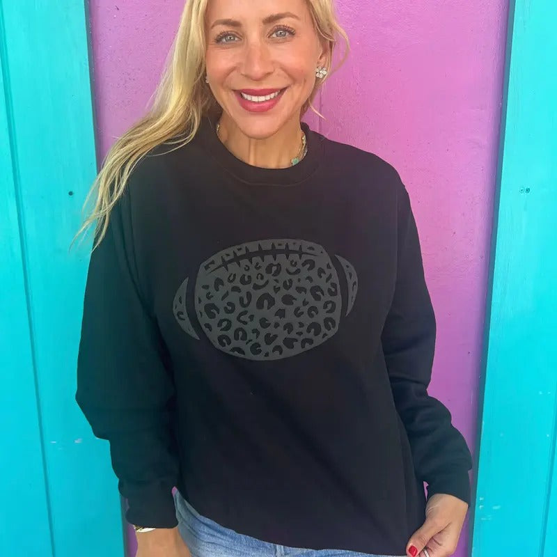 Leopard Football Sweatshirt T-Shirts, Hoodie | HypeCrazeTee.com