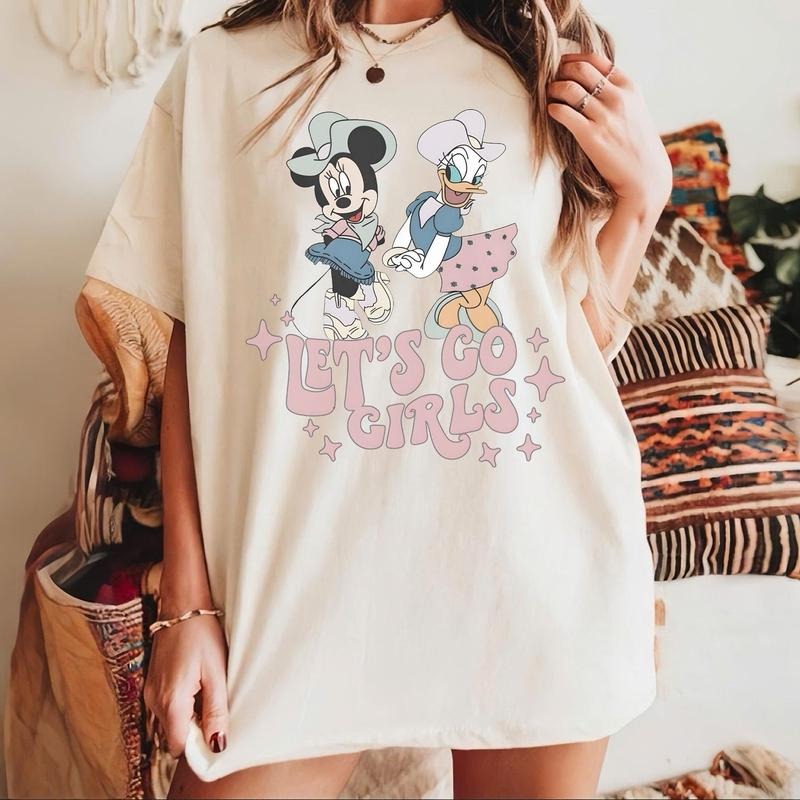 Let's Go Girls T-Shirt, Minnie Daisy Cowgirls shirts, Magic Kingdom Besties shirt, Long Live Cowgirls, Magic Kingdom...