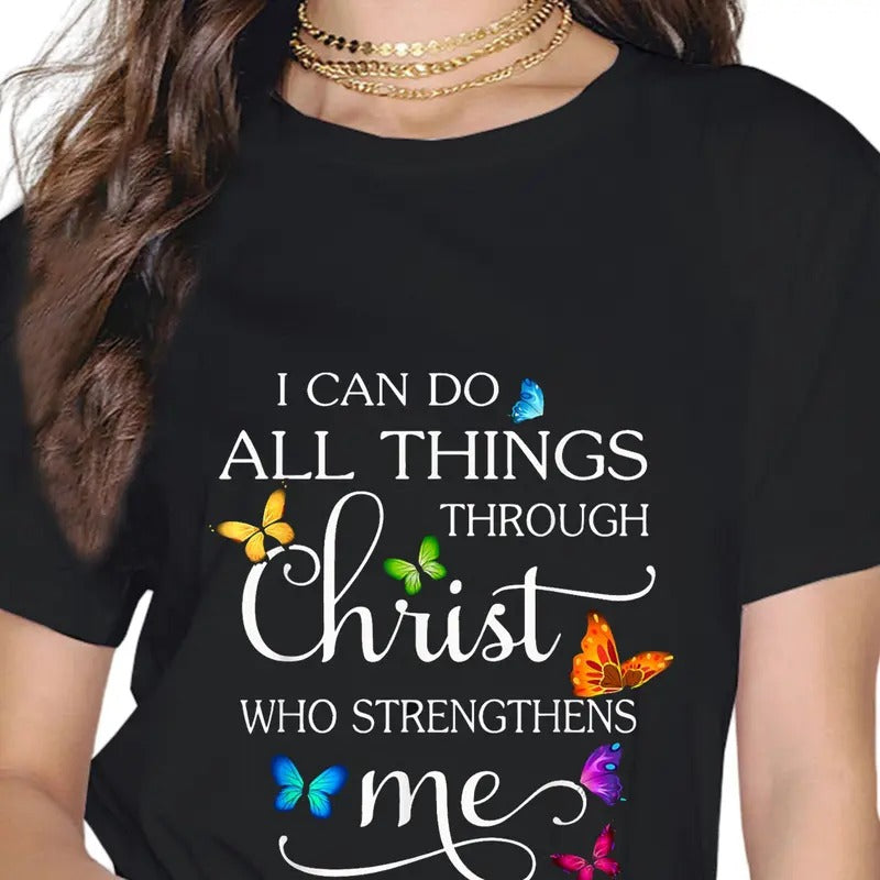 Letter Butterfly Print Summer Ladies Casual Fashion T-shirt Hoodie, Sweatshirt | HypeCrazeTee.com