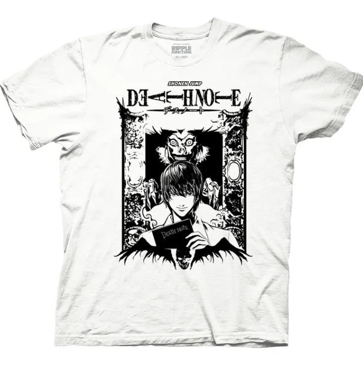 Light And Ryuk With Logo T-Shirt, Death Note Shirt, Manga Anime Tshirt, Anime Clothing, Vintage Graphic Tees, Unisex...