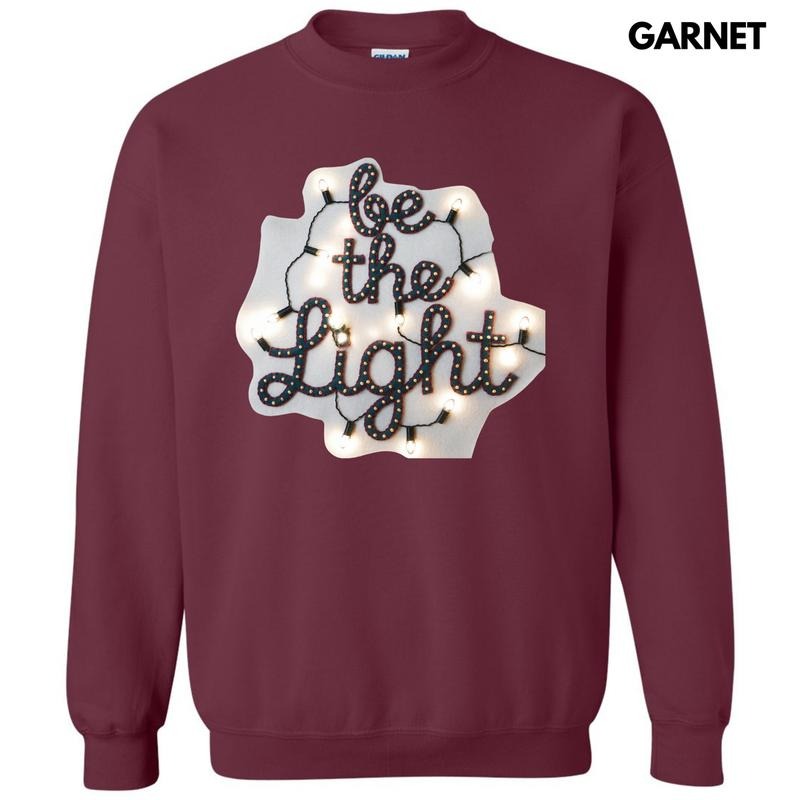 Light Bulb Be The Light Sweatshirt 'NLB' T-Shirts, Hoodie | HypeCrazeTee.com