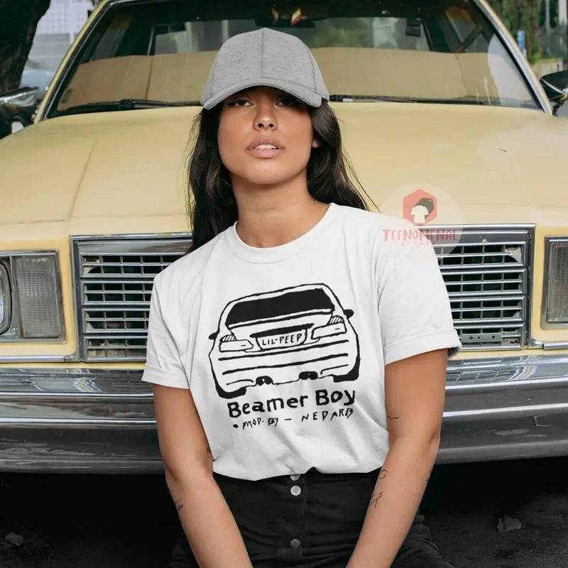 Lil Peep T-Shirt - California Girls Album Tee - Beamer Boy Song - Rap Music Graphic Shirt - Artist for Gift, 100% Cotton,...