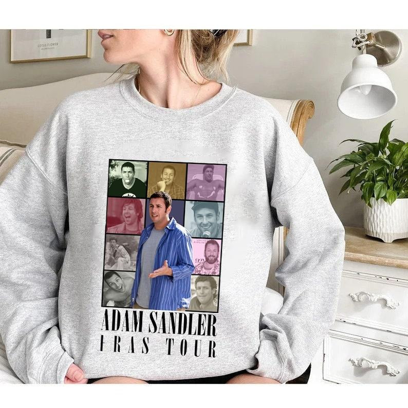 Limited ADAM SANDLER T Shirt Movies R&B Hiphop Retro 90s Vintage Adam Sandler Bootleg Tee Hoodie, Sweatshirt