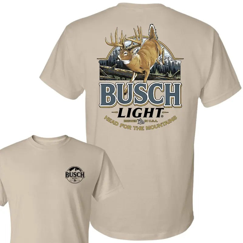 Limited Busch Light Deer Label Double Side Shirt, For Men, For Women Hoodie, Sweatshirt | HypeCrazeTee.com