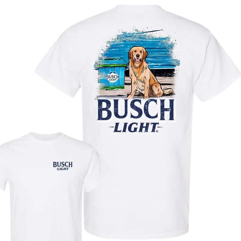 Limited Busch Light Men Best Friend 2 Sided T-Shirt, Summer T-Shirt, Unisex T-Shirt, For Men, For Women Hoodie, Sweatshirt