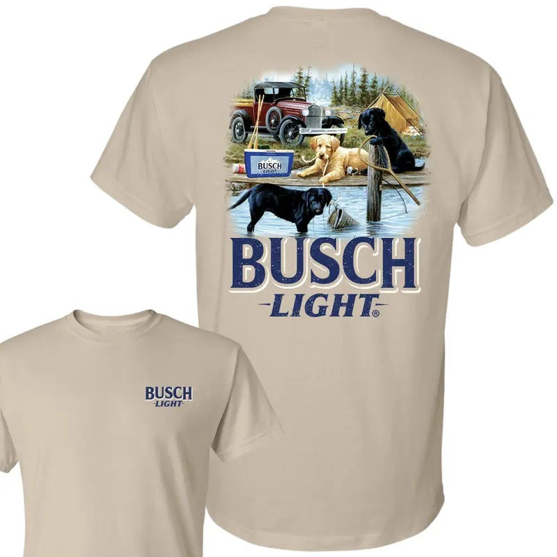 Limited Busch Light Men Best Friend T-shirt, Lover Graphic T-shirt, Unisex T-shirt, For Men, For Women billabongshirts...