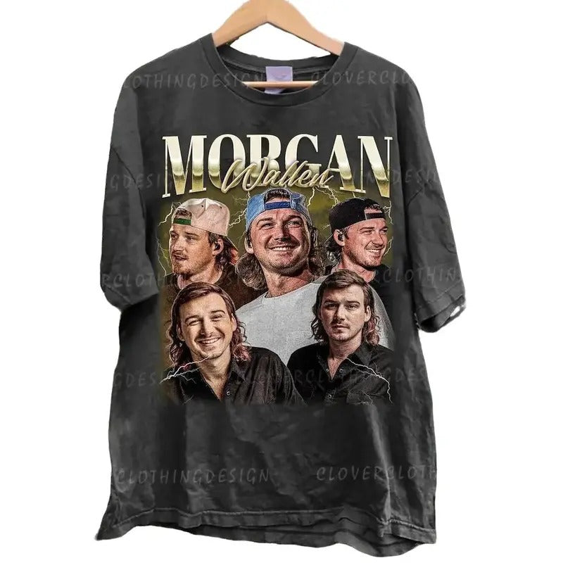 Limited Vintage Wallen Vintage Country Music T-Shirt, Morgan Western Tour Shirt Cowboy Western Country Music Graphic Tee...