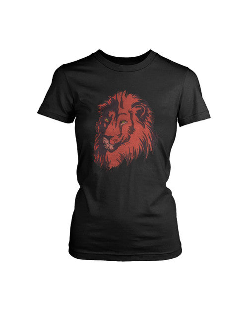 Lion Graphic Women's T-Shirt Tee