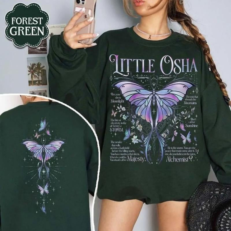 Little Osha Butterfly Tee Shirt, Quicksilver Callie Hart Sweatshirt, Saeris Fane Kingfisher Inspired Shirt, Kingfisher...
