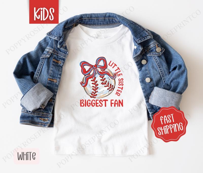 Little Sister Baseball Shirt, Children's Baseball Tee, Sports Sister Shirt, Youth Sister Baseball Tee Hoodie, Sweatshirt