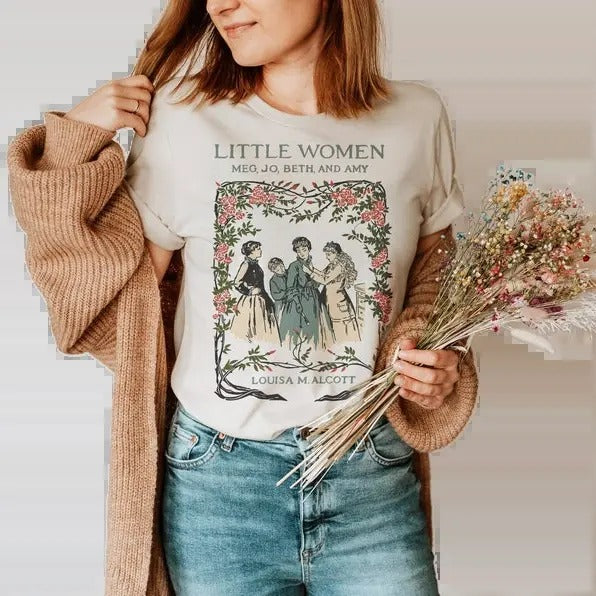 LittleWomen Shirt - EnglishLiterature Gift - Loui.sa M. Alc0tt TShirt - Literary Bookish Gift