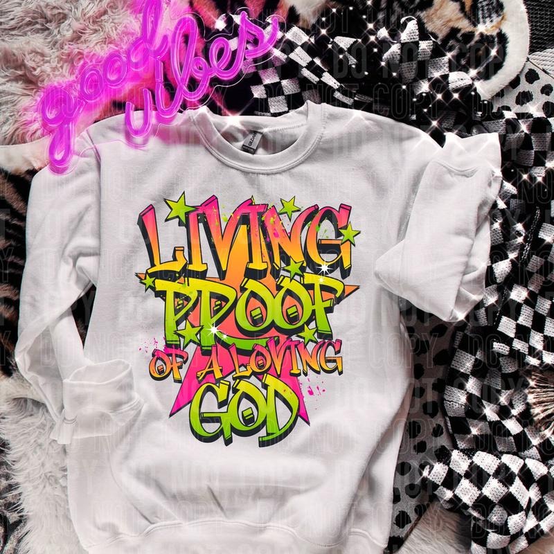 Living Proof DTF Transfers - THIS IS NOT A SHIRT Hoodie, Sweatshirt | HypeCrazeTee.com