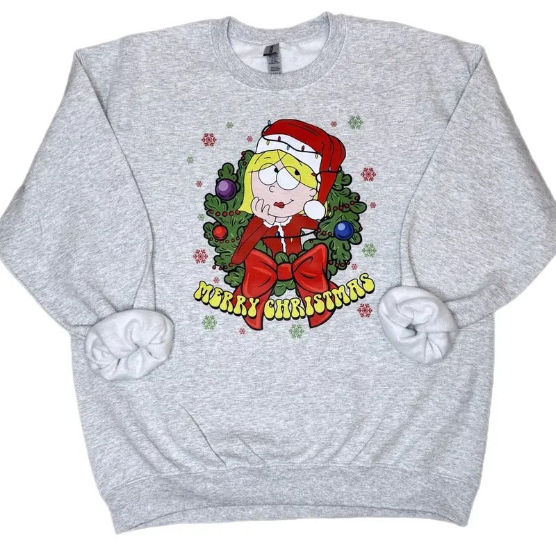 Lizzie Merry Christmas Sweatshirt T-Shirts, Hoodie | HypeCrazeTee.com