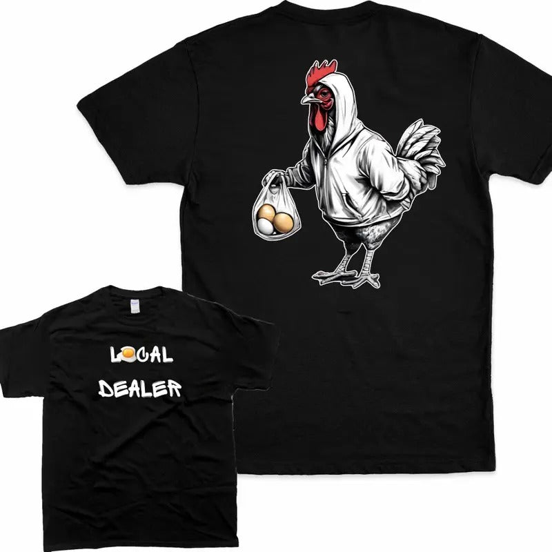 Local Dealer T-Shirt Fun Cartoon   Chicken Casual Hoodie, Sweatshirt | HypeCrazeTee.com
