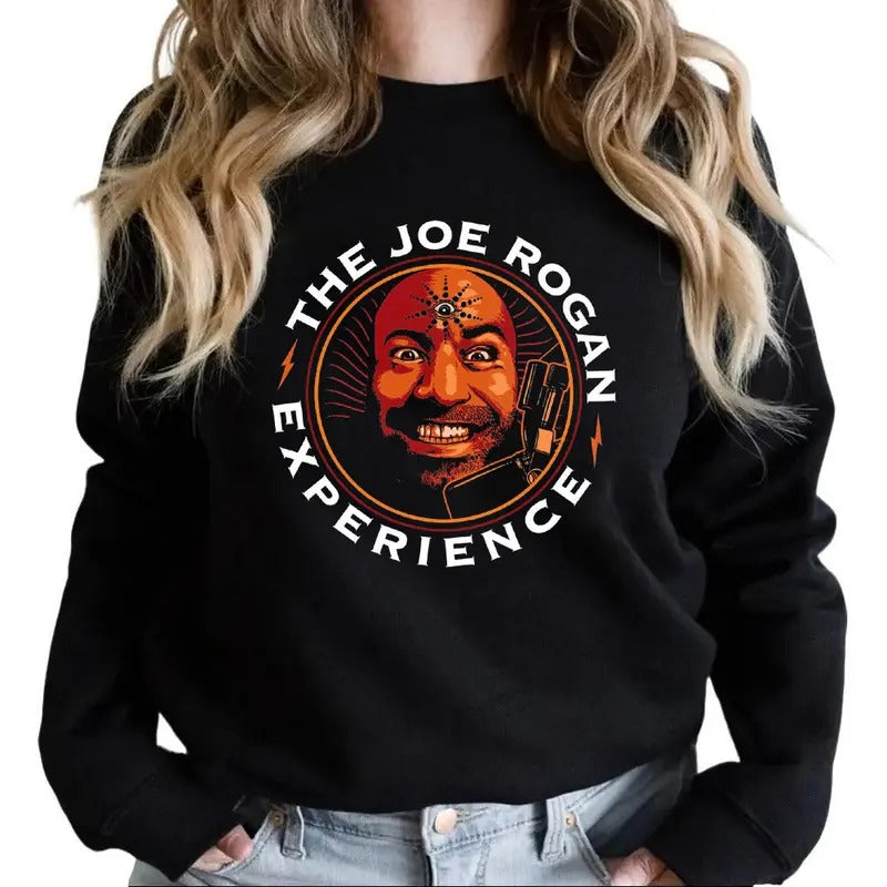 Logo The Joe Rogan Experience Unisex Sweatshirt Hoodie T-shirt Long Sleeve Cotton Womenswear | HypeCrazeTee.com