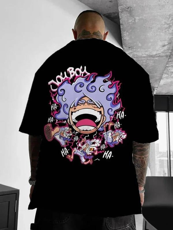 Loose Anime Simple Print T-shirt Birthday Gift, gift for girls, gift for boys, fan shirt, couple shirt Sweatshirt,...