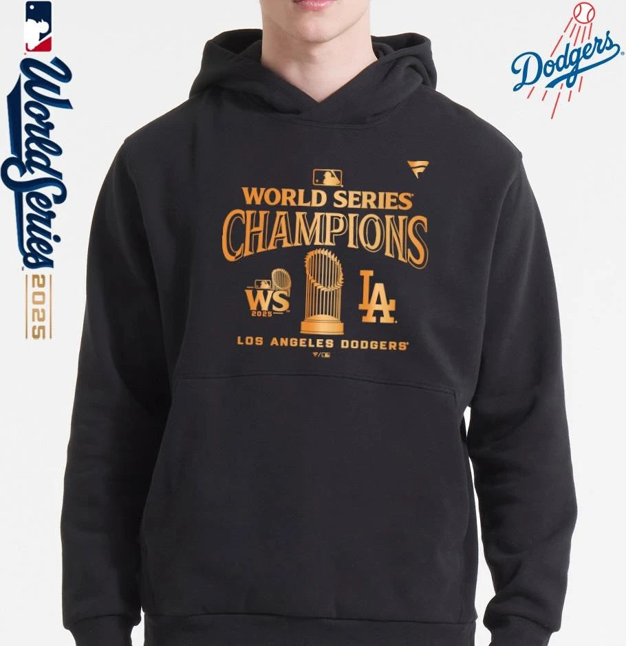 Los Angeles Dodgers 2025 World Series Champions Trophy Parade T-Shirt